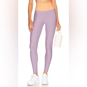 WeWoreWhat color block leggings in lavender/peach